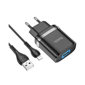 NÚCLEO HOCO N1 25W 1A + CABO USB A - LIGHTNING