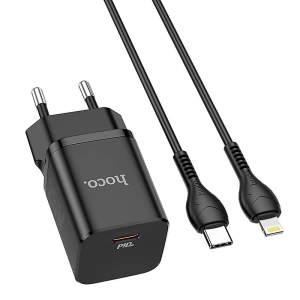 NÚCLEO HOCO 25W N19 1C+ CABO TYPE C - LIGHTNING