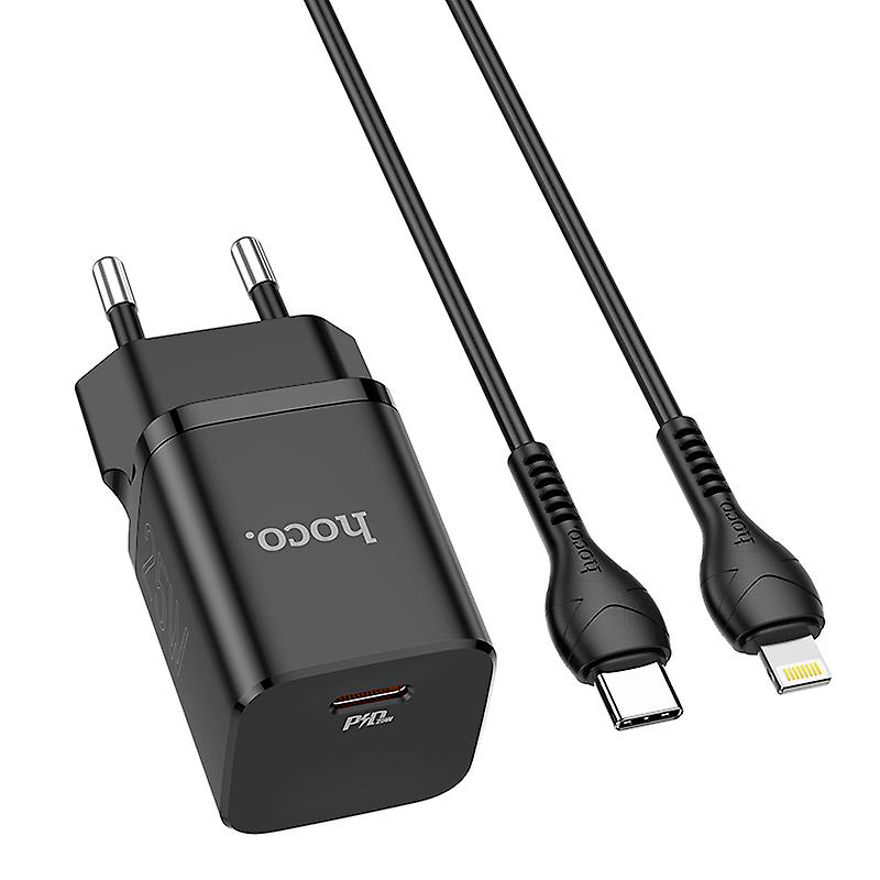 NÚCLEO HOCO 25W N19 1C+ CABO TYPE C - LIGHTNING
