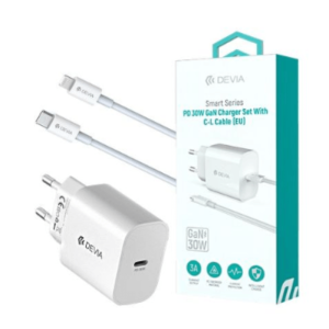 NÚCLEO DEVIA RCE-3005CL 30W + CABO TYPE C - LIGHTNING 1M