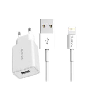 NÚCLEO DEVIA RLC-526 USB A + CABO USB A - LIGHTNING 1M