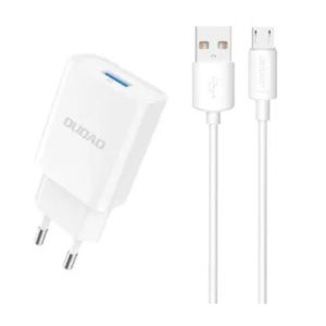 NÚCLEO DUDAO A20EUL USB A FC 18W + CABO USB A - LIGHTNING 1M