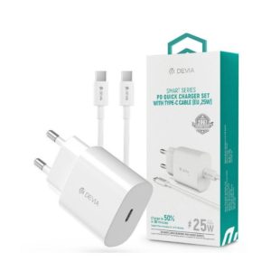 NÚCLEO DEVIA GS-W45A0948 1C 45W + CABO TYPE C - TYPE C 1.5M