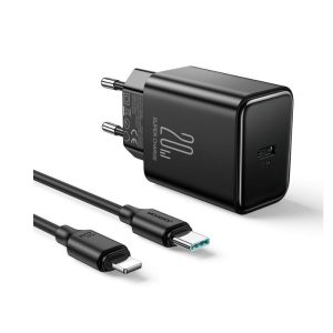 NÚCLEO JOYROOM JR-TCF06EU 20W TYPE C + CABO TYPE C - LIGHTNING 1M