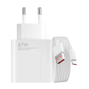 NÚCLEO XIAOMI MDY-12-EH USB A 67W + CABO USB A - TYPE C